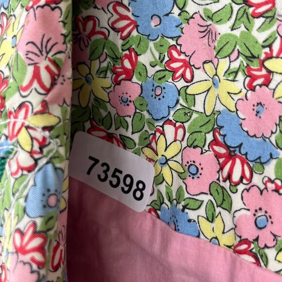 ODILLE Coat 6 ANTHROPOLOGIE Trench Rain Floral Double Breasted Belted Green - Picture 16 of 16